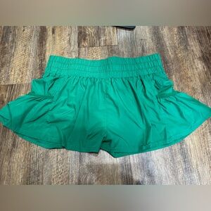 FP Flirty Green Women's Athletic Shorts